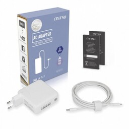 Mitsu Zasilacz ładowarka do laptopa 67W USB-C 5V-9V-12V-15V/3A,