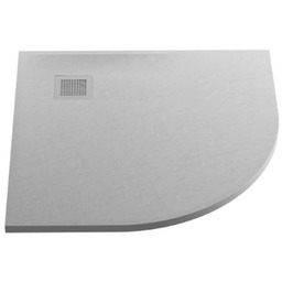 Brodzik półokrągły 90x90 szary New Trendy Mori B-0473