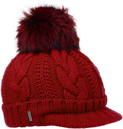 Czapka Britta Cable Knit by McBURN, czerwony, One