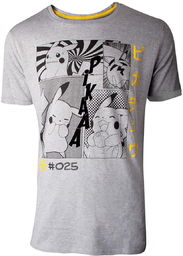 T-shirt Pikachu Manga Profile