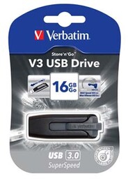 Verbatim USB flash disk, USB 3.0, 16GB, V3,