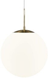 Nordlux Lampa wisząca Grant z mosiądzu ze szklanym