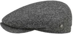 Kaszkiet Crimson Wool Herringbone by Lierys, szary, 56
