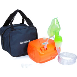 Inhalator nebulizator OMNIBUS BR-CN116 praca ciągła, orange