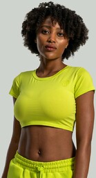 STRIX Damska Koszulka Essential CropTop Chartreuse
