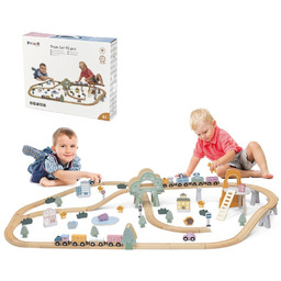 Viga Toys VIGA PolarB Drewniana kolejka dla dzieci