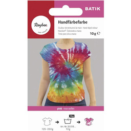Rayher 35019264 Batik farba do rąk, różowa, torebka