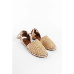 DAMSKIE ESPADRYLE Z PLECIONYM WZOREM I WIĄZANIEM
