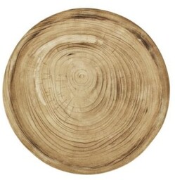 Madam Stoltz - Okrągła drewniana taca 40 cm