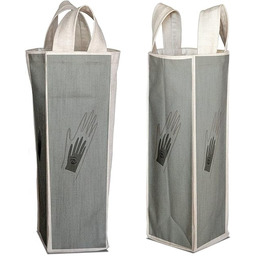 Bonamaison Bawełniana torba na wino z nadrukiem cyfrowym,