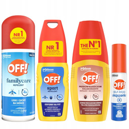 Off! Zestaw 3X100ML Spray Na Komary Kleszcze Akut