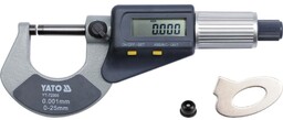 Yato Mikrometr 0-25mm z wyświetlaczem cyfrowym YT-72305
