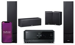 YAMAHA Kino domowe YAMAHA RX-V4A + NS-F51 +