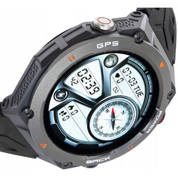 Rubicon Smartwatch RNCF37-CZARNY-GPS