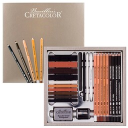 Zestaw szkicowy Passion Box Cretacolor, 25 elem.