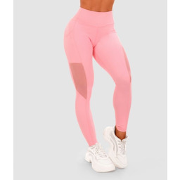GymBeam Damskie legginsy Mesh Panel Pink