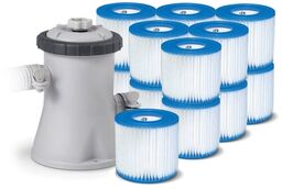 Pompa filtrująca do basenów, 1250l/h, Intex, + 13