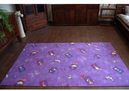 Dywan HAPPY fiolet 80x100 cm