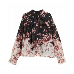 Karen Millen Plus Size Bluzka Wielokolorowa z Paskiem