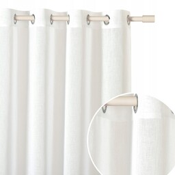 Firana gotowa do salonu firanka na przelotkach kółkach