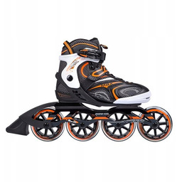 Łyżworolki Nils Extreme 42 NA1060 S Czarno-pomarańczowe