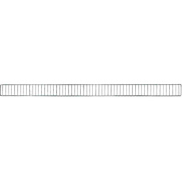Ogranicznik półki regału sklepowego Mega-M 133cm ocynk