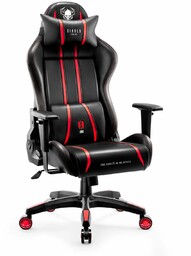 Fotel gamingowy Diablo X-One 2.0 King Size: czarno-czerwony,
