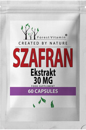 FOREST VITAMIN Szafran Ekstrakt 30mg 60caps