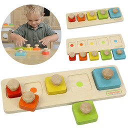 Masterkidz Układanka Nauka Rozmiarów I Kolorów Montessori