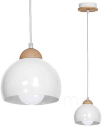 MILAGRO MLP6440 Lampa wisząca DAMA WHITE 1xE27
