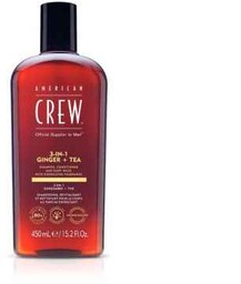 American Crew 3w1 Ginger&Tea, szampon, odżywka i żel