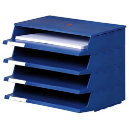 Plastikowy przybornik na dokumenty, szary