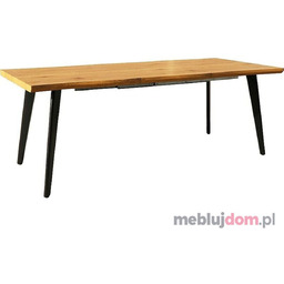 Stół FRESNO Signal 80x120-180, Dąb + czarny