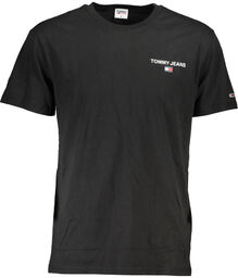 MĘSKI T-SHIRT Z KRÓTKIM RĘKAWEM TOMMY HILFIGER CZARNY