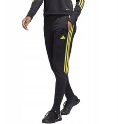 Spodnie damskie adidas Tiro 23 Club Training czarno-żółte