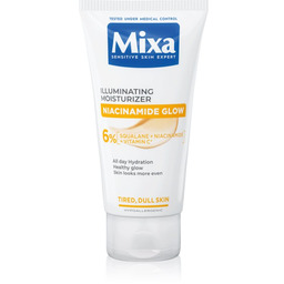 Mixa Niacinamide Glow, rozświetlający krem nawilżający z niacynamidem