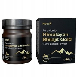 Mumio Himalajskie Żywe Shilajit Gold Proszek Herbin 50g