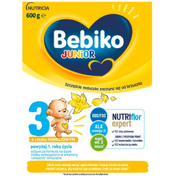 Bebiko Junior 3 NUTRIflor Expert o smaku waniliowym