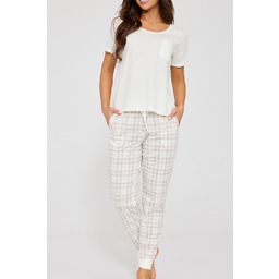 Piżama damska krótki rękaw Cornette 730/341 "Flow"