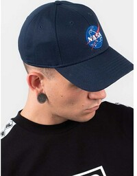 Alpha Industries czapka z daszkiem bawełniana NASA Cap
