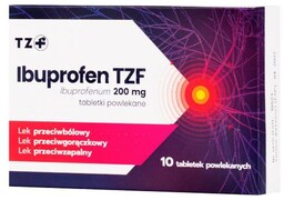 Ibuprofen TZF 200 mg, Lek o działaniu przeciwbólowym,