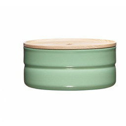 RIESS - Pojemnik kuchenny niski z drewnianą pokrywą