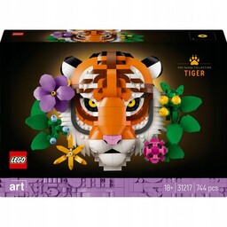 LEGO Art Kolekcja zwierząt Tygrys 31217