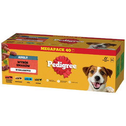 PEDIGREE Adult Wybór Smaków w galaretce 40x100g