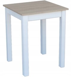 Stół Kuchenny Stolik 60x60 Biały Dąb Sonoma