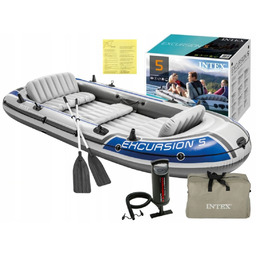 Intex 68325 Ponton Excursion 5 Pompka Wiosła Łatki