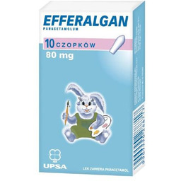 Efferalgan - 10 czopków 80mg