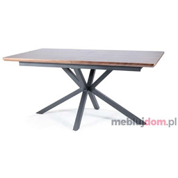 Stół LOGAN Signal 90x160-200, Orzech + czarny