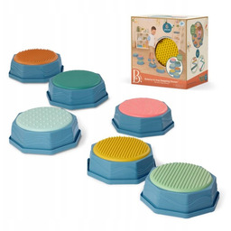 Szczudła sensoryczne kubeczkowe Steppery ćwiczenia równowagi dzieci B.Toys