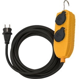 Brennenstuhl z PowerBlock IP54 4 gniazda 10m Żółty